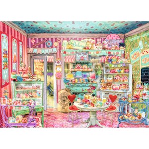 Ravensburger (19599) - Aimee Stewart: "The Candy Shop" - 1000 brikker puslespil