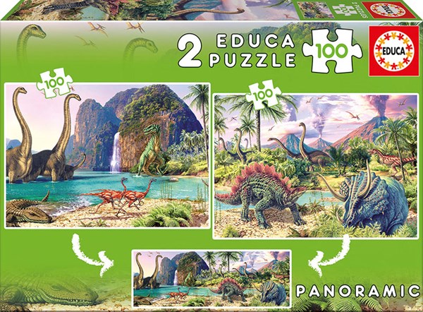 Educa (15620) - Steve Read: "Dino World" - 100 brikker puslespil
