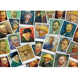 Eurographics (6000-5308) - Vincent van Gogh: "Van Gogh's Selfies" - 1000 brikker puslespil