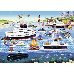 Ravensburger (08793) - "Happy Harbor" - 35 brikker puslespil
