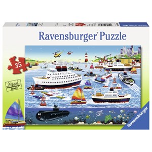 Ravensburger (08793) - "Happy Harbor" - 35 brikker puslespil