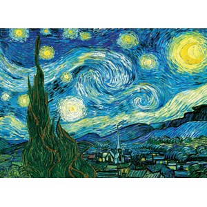 Eurographics (6100-1204) - Vincent van Gogh: "Starry Night" - 100 brikker puslespil