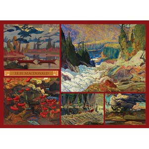 Cobble Hill (51011) - J.E.H. Macdonald: "MacDonald Collection" - 1000 brikker puslespil