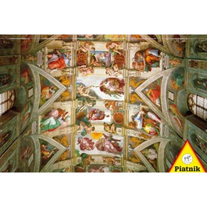 Piatnik (539343) - Michelangelo: "The Ceiling of the Sistine Chapel" - 1000 brikker puslespil