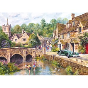 Gibsons (G6070) - Terry Harrison: "Castle Combe" - 1000 brikker puslespil