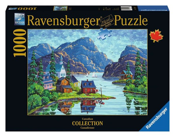 Ravensburger (19542) - "The Saguenay Fjord" - 1000 brikker puslespil