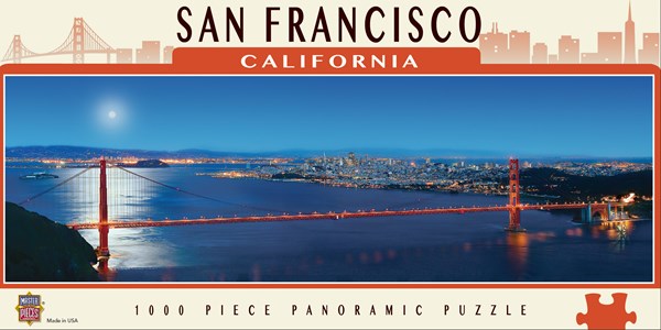 MasterPieces (71595) - James Blakeway: "San Francisco" - 1000 brikker puslespil