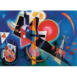 Eurographics (6000-1897) - Vassily Kandinsky: "In Blue" - 1000 brikker puslespil