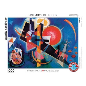 Eurographics (6000-1897) - Vassily Kandinsky: "In Blue" - 1000 brikker puslespil