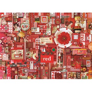 Cobble Hill (51861) - Shelley Davies: "Red" - 1000 brikker puslespil