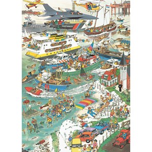 Jumbo (19000) - Jan van Haasteren: "Anniversary Gift Box" - 1000 brikker puslespil