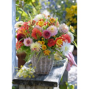 Ravensburger (14343) - "Beautiful Flowers" - 500 brikker puslespil