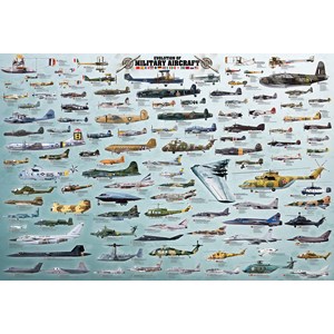 Eurographics (8220-0578) - "Militær Fly" - 2000 brikker puslespil