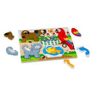 Melissa and Doug (1890) - "Pets" - 20 brikker puslespil