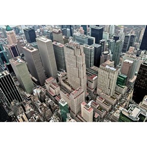 Piatnik (5374) - "New York City Skyview" - 1000 brikker puslespil