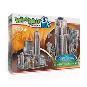Wrebbit (W3D-2010) - "New York, Midtown West" - 900 brikker puslespil