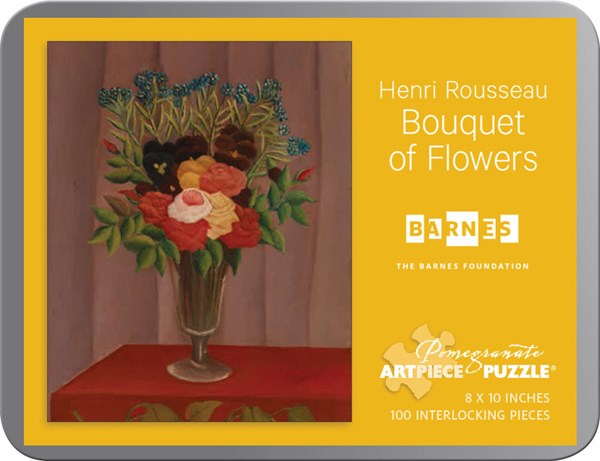 Pomegranate (AA812) - Henri Rousseau: "Bouquet of Flowers" - 100 brikker puslespil