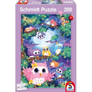 Schmidt Spiele (56131) - "Owl Woods" - 100 brikker puslespil