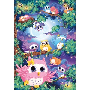 Schmidt Spiele (56131) - "Owl Woods" - 100 brikker puslespil
