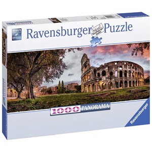Ravensburger (15077) - "Sunset Colosseum" - 1000 brikker puslespil