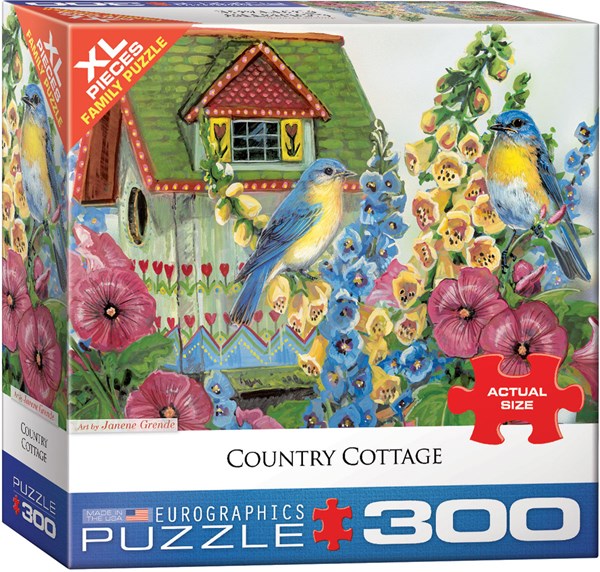 Eurographics (8300-0603) - Janene Grende: "Country Cottage" - 300 brikker puslespil