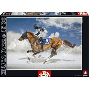 Educa (16307) - "St. Moritz White Turf Final" - 1500 brikker puslespil