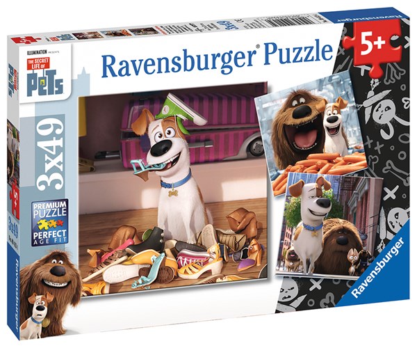 Ravensburger (09413) - "Secret Life of Pets" - 49 brikker puslespil