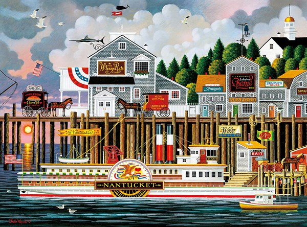 Buffalo Games (11443) - Charles Wysocki: "By The Sea" - 1000 brikker puslespil