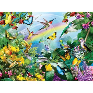 SunsOut (35002) - Lori Schory: "Hummingbird Sanctuary" - 1000 brikker puslespil