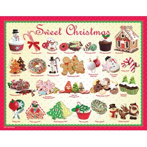 Eurographics (8104-0433) - "Sweet Christmas" - 100 brikker puslespil
