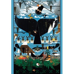 Pomegranate (AA639) - Charley Harper: "Glacier Bay, Alaska" - 1000 brikker puslespil