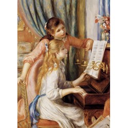 Eurographics (6000-2215) - Pierre-Auguste Renoir: "Girls at the Piano" - 1000 brikker puslespil