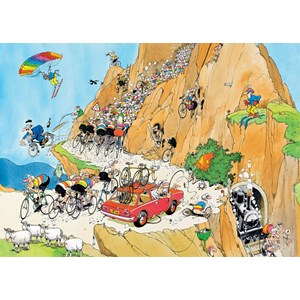 Jumbo (19019) - Jan van Haasteren: "3 in 1 Tour de France" - 1000 brikker puslespil