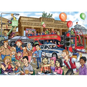 Jumbo (19117) - "Wasgij Back to 1: Berlin!" - 1000 brikker puslespil