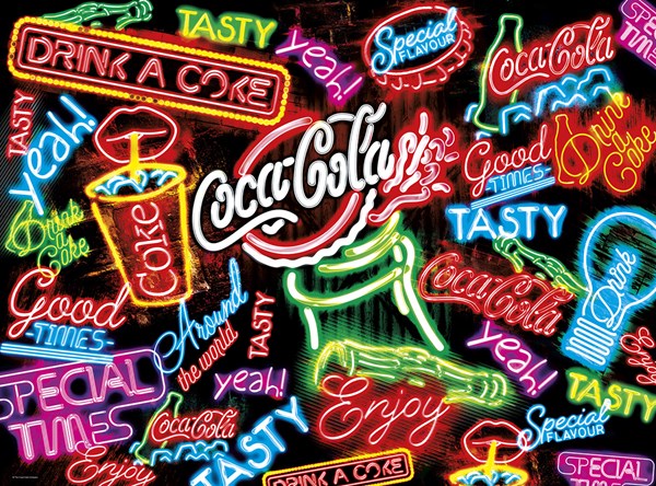 Buffalo Games (11276) - "Neon Fluorescent" - 1000 brikker puslespil