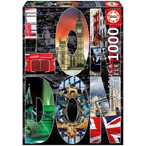 Educa (16786) - "London Collage" - 1000 brikker puslespil