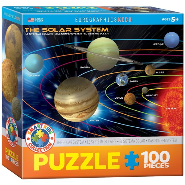 Eurographics (6100-1009) - "The Solar System" - 100 brikker puslespil