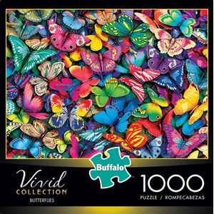Buffalo Games (11704) - "Butterflies" - 1000 brikker puslespil