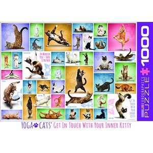 Eurographics (6000-0953) - "Yoga Katte" - 1000 brikker puslespil