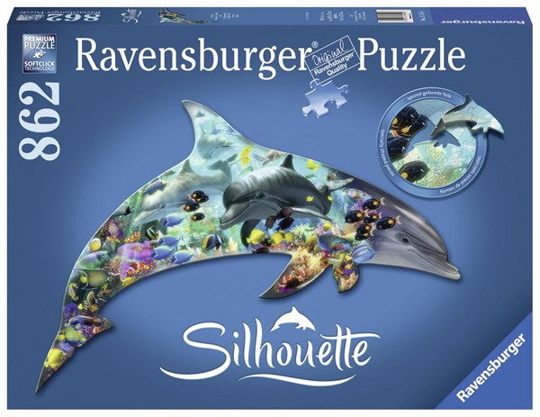 Ravensburger (16154) - "Dolphin" - 862 brikker puslespil