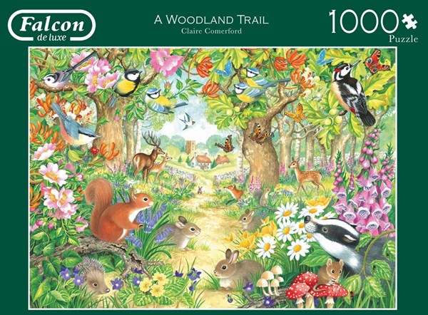 Falcon (11155) - "A Woodland Trail" - 1000 brikker puslespil