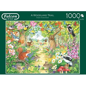 Falcon (11155) - "A Woodland Trail" - 1000 brikker puslespil