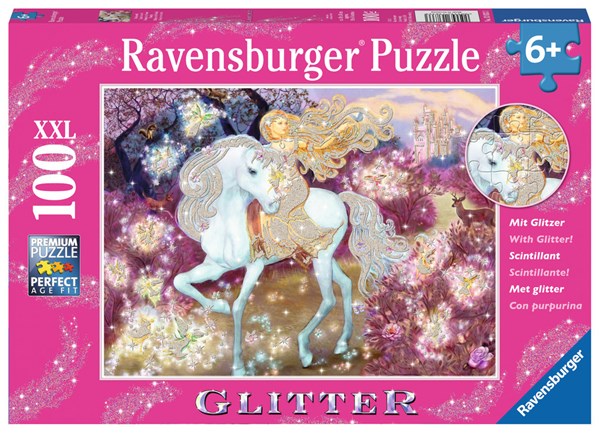 Ravensburger (13833) - "Riding in the Woods" - 100 brikker puslespil