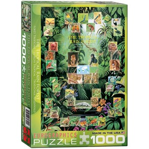 Eurographics (6000-2790) - "The Tropical Rain Forest" - 1000 brikker puslespil
