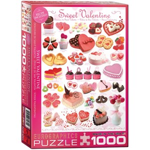 Eurographics (6000-0431) - "Sweet Valentine" - 1000 brikker puslespil