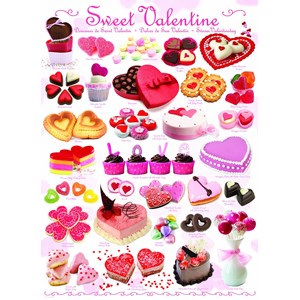 Eurographics (6000-0431) - "Sweet Valentine" - 1000 brikker puslespil