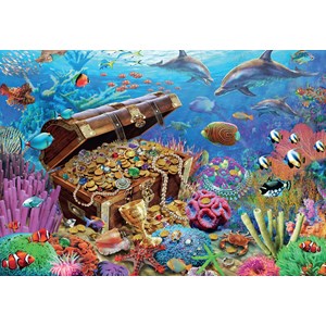 Jumbo (18342) - Adrian Chesterman: "Underwater Treasure" - 1000 brikker puslespil