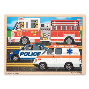 Melissa and Doug (9062) - "To The Rescue!" - 24 brikker puslespil