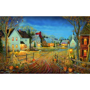 SunsOut (29124) - Sam Timm: "A Country Town in Autumn" - 550 brikker puslespil