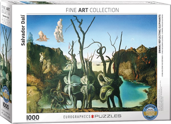 Eurographics (6000-0846) - Salvador Dali: "Svaner" - 1000 brikker puslespil